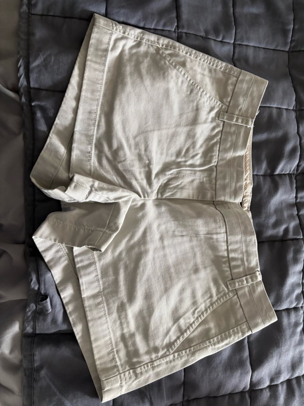 J. Crew Beige Striped Chino Shorts